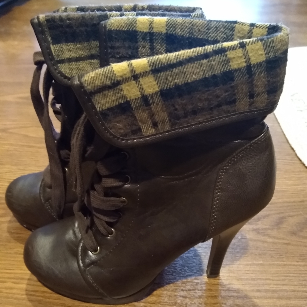 Brown Leather Madden Girl Boots